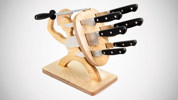 The Knife Block: Spartan Knife Block The Knife Block: Spartan Knife Block
