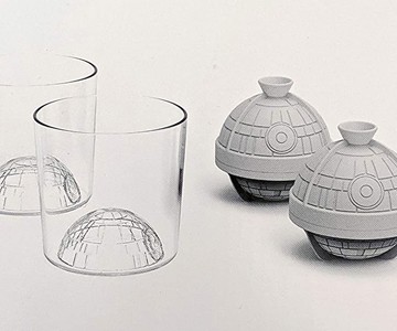 Star Wars Death Star Glass & Ice Mold Set