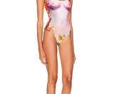 Printed Body Flowers Swimsuit