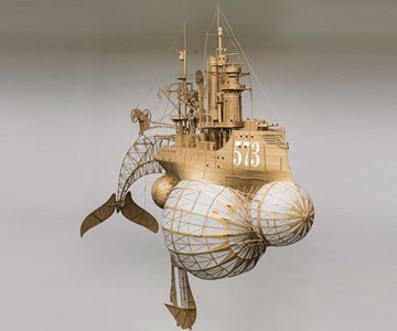 Cardboard Airships by Jeroen van Kesteren