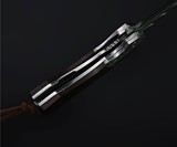 Romance of Men Windtalker Damascus Steel Folding Knife