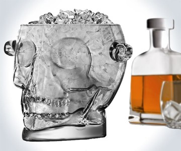 Glass Skull Ice Bucket Glass Skull Ice Bucket