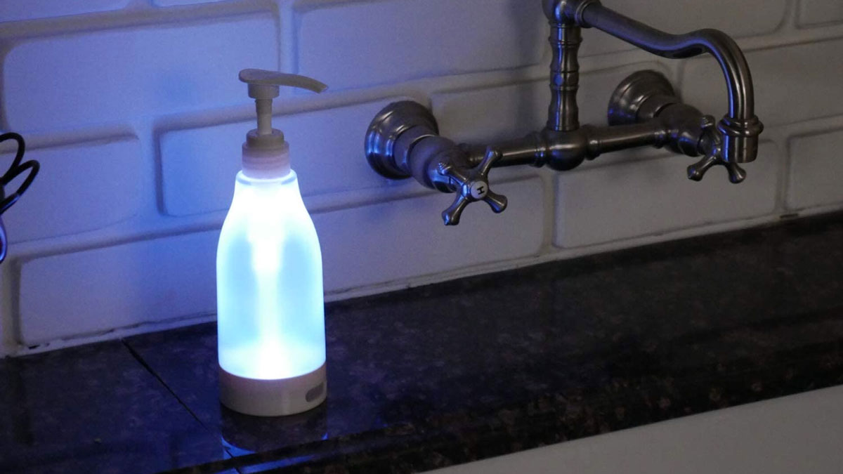 LED Soap Dispenser with Light & Motion Sensors
