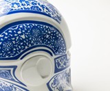 Iron Mando Porcelain Helmet