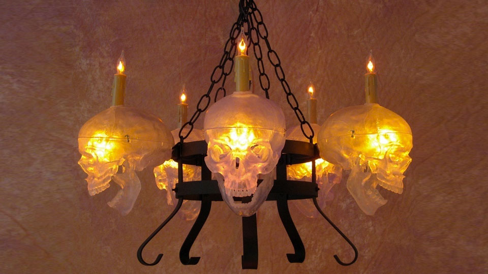 Skull Chandelier