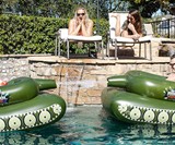 Pool Punisher Inflatable Tank with Squirt Gun