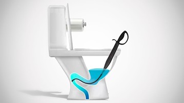 Toilet Sword Better-Than-a-Plunger Drain Snake Toilet Sword Better-Than-a-Plunger Drain Snake