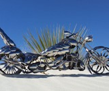 Spoon Motorcycle Sculptures