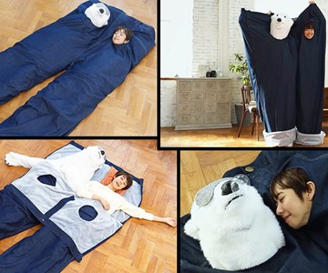 Giant Blue Jeans Sleeping Bag Giant Blue Jeans Sleeping Bag