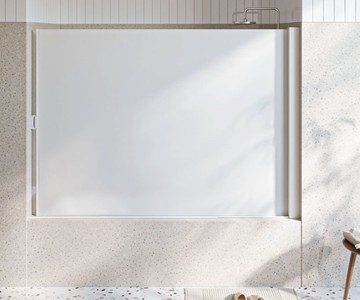 JoyFous Retractable Rolling Shower Screen JoyFous Retractable Rolling Shower Screen