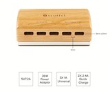 Handmade Wood & Aluminum USB Charger
