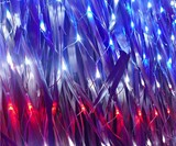 Giant American Flag String Lights