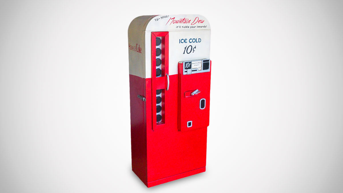 Retro Coca-Cola Vending Machine Storage Cabinet Retro Coca-Cola Vending Machine Storage Cabinet