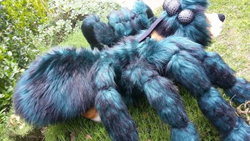 Large / X-Large Blue Tarantula Dog Halloween Costume Large / X-Large Blue Tarantula Dog Halloween Costume