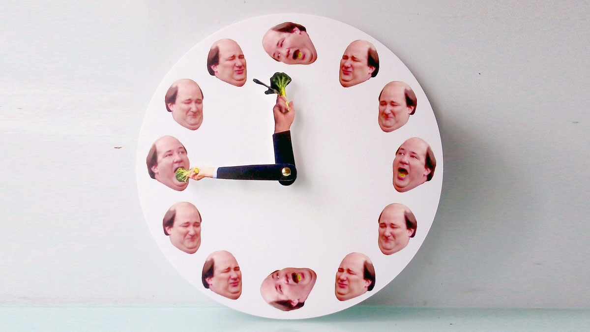 Kevin Hates Broccoli Wall Clock Kevin Hates Broccoli Wall Clock