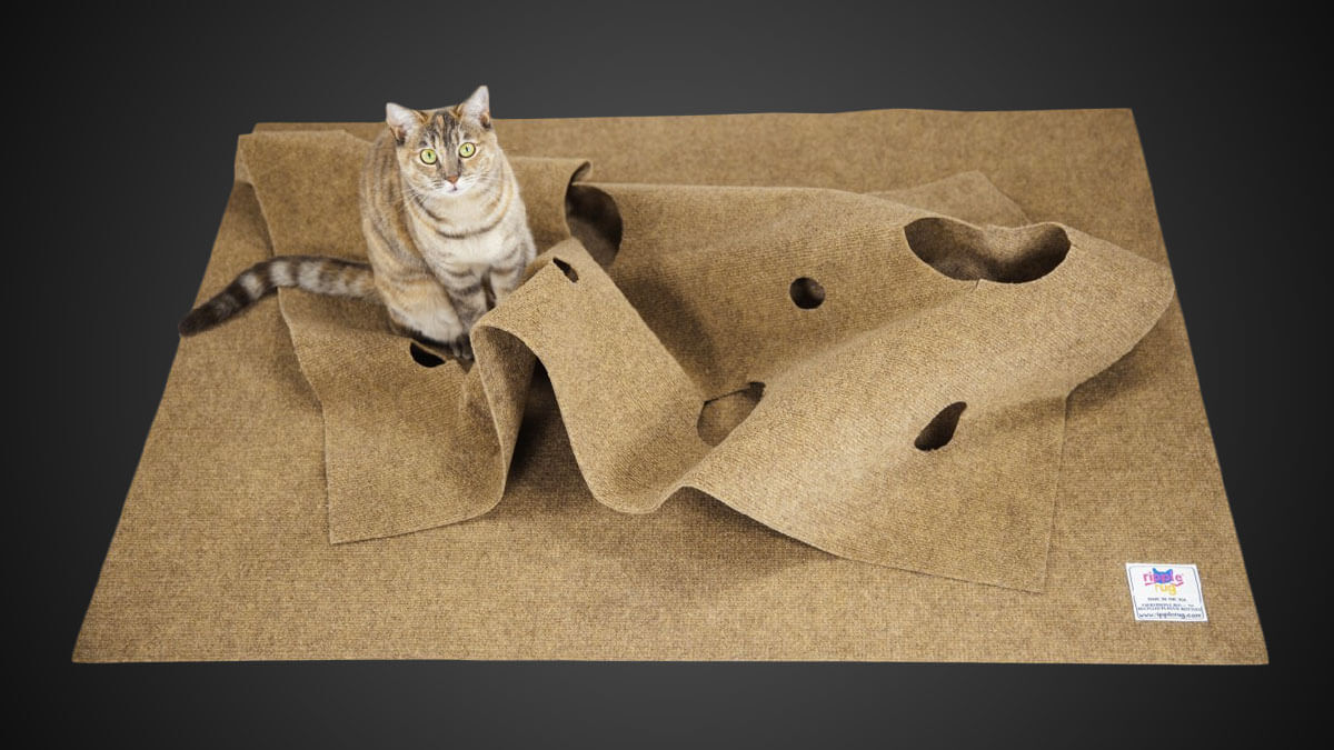 The Ripple Rug Cat Play Mat The Ripple Rug Cat Play Mat