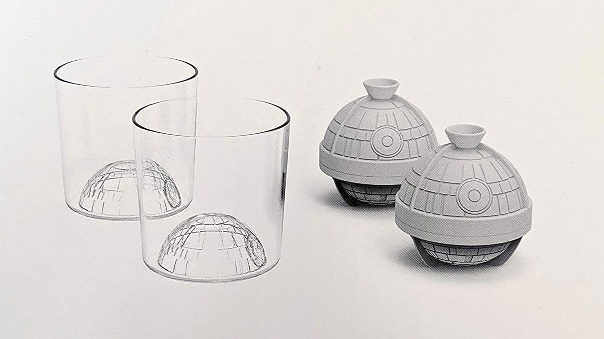 Star Wars Death Star Glass & Ice Mold Set Star Wars Death Star Glass & Ice Mold Set