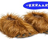 Talking Chewbacca Slippers