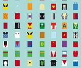 Minimalist Superheroes Print