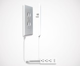 Sleek Socket Outlet Concealers