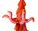 9' Tall Inflatable Squid Halloween Costume