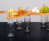 Wine Bottle Topper Cheese Board Set
