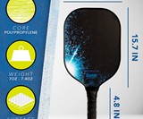 Decimator Carbon Fiber Pickleball Paddle Set