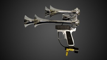 Deaf Leopard Train Horn Gun