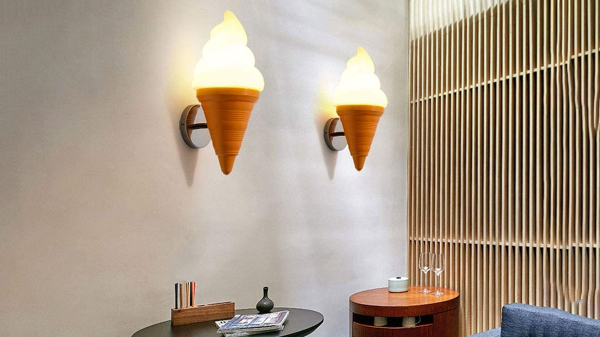 Ice Cream Cone Wall Sconce Ice Cream Cone Wall Sconce