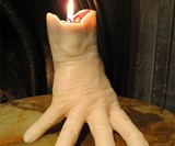 Bleeding Hand Candle