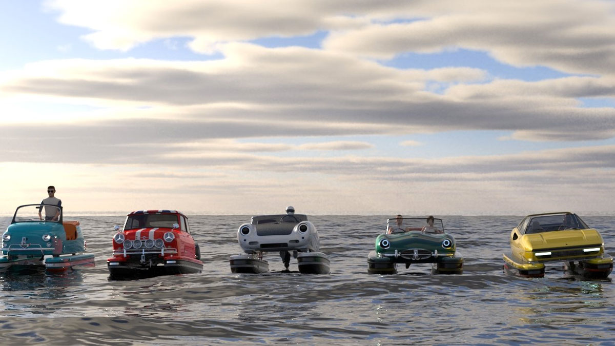 Floating Motors Classic Car Boats