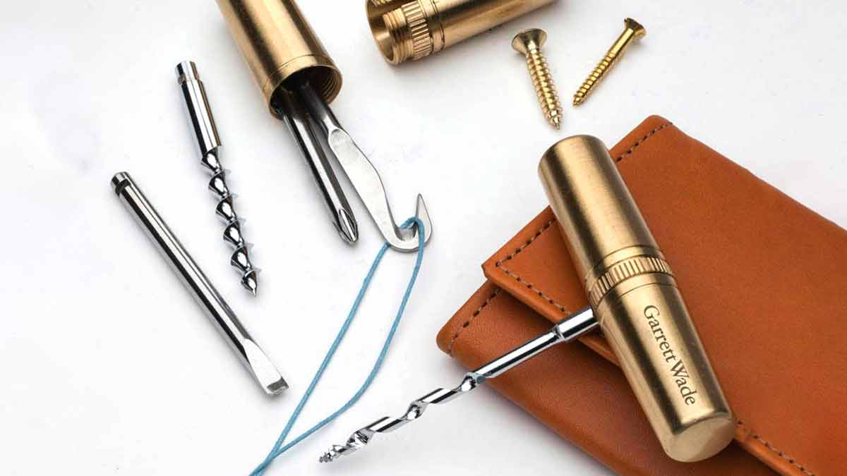 Garrett Wade Brass Capsule Multi-Tool Garrett Wade Brass Capsule Multi-Tool
