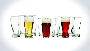 12-Piece Beer Glass Set