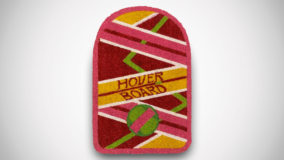 Back to the Future Hoverboard Doormat Back to the Future Hoverboard Doormat