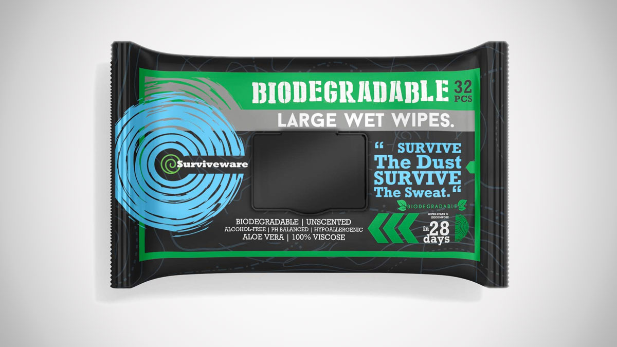 Surviveware Biodegradable Wet Wipes Surviveware Biodegradable Wet Wipes