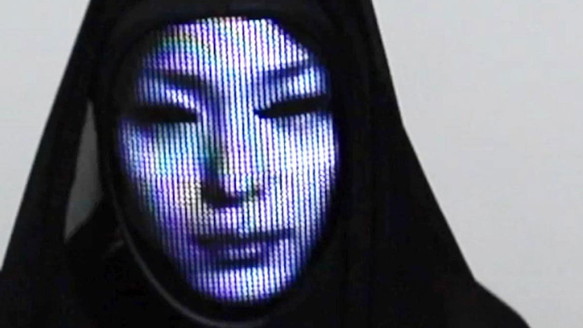 Lumen Couture LED Face Changing Mask