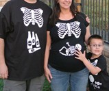 Skeleton Maternity Shirt
