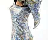 Great White Shark Holographic Romper