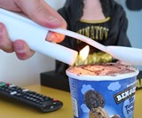 The Sizzling Scooper for Too-Hard Ice Cream