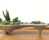 Concrete Island Modern Planter