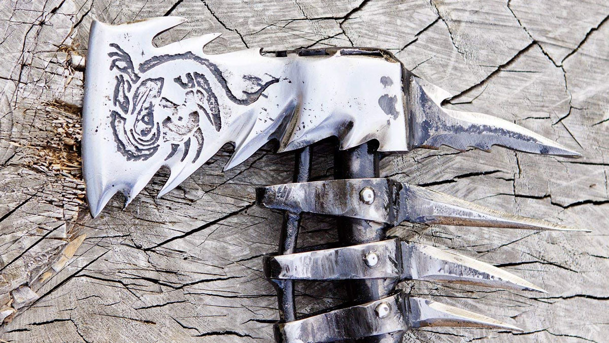 Hand Forged Steel Viking Axe