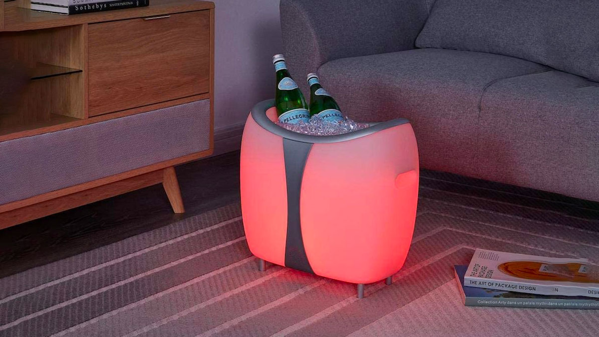 Frio Color-Changing LED Cooler & Bluetooth Speaker
