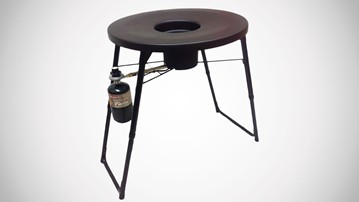 Scrimp: Fryin' Saucer Portable Propane Deep Fryer Scrimp: Fryin' Saucer Portable Propane Deep Fryer