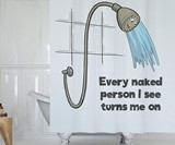 Every Naked Person Shower Curtain