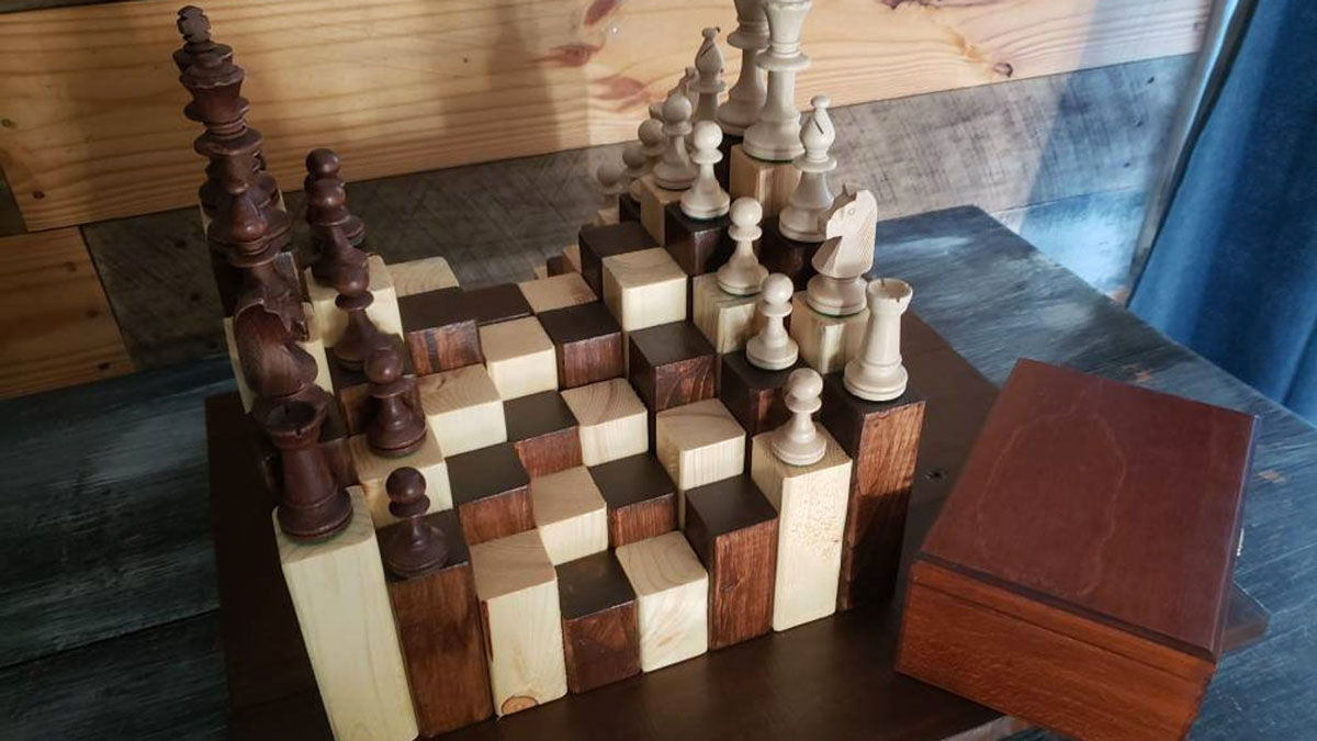 Handmade 3D Chess Boards Handmade 3D Chess Boards
