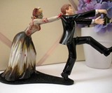 Zombie Wedding Cake Topper
