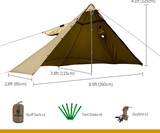 TENTSFORMER Bushcraft Poncho & Tent
