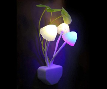 Mushroom Garden LED Night Light