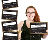 New Year's Resolution Mugshot Cards