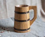 Handmade Wooden Beer Mugs